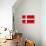 Denmark National Flag Poster Print-null-Poster displayed on a wall