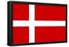 Denmark National Flag Poster Print-null-Framed Poster