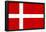 Denmark National Flag Poster Print-null-Framed Poster