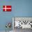 Denmark National Flag Poster Print-null-Mounted Poster displayed on a wall