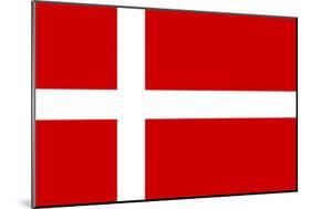 Denmark National Flag Poster Print-null-Mounted Poster