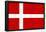 Denmark National Flag Poster Print-null-Framed Poster