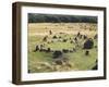 Denmark, North Jutland, Near Aalborg, Lindholm Hoje, Viking Burial-null-Framed Giclee Print