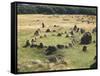 Denmark, North Jutland, Near Aalborg, Lindholm Hoje, Viking Burial-null-Framed Stretched Canvas