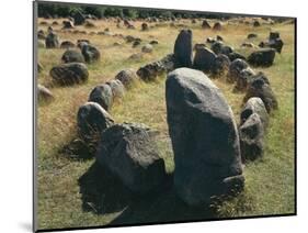 Denmark, North Jutland, Near Aalborg, Viking Burial Ground of Lindholm Hoje-null-Mounted Giclee Print