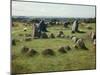 Denmark, North Jutland, Near Aalborg, Viking Burial Ground of Lindholm Hoje-null-Mounted Giclee Print
