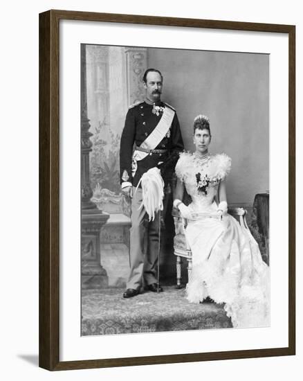 Denmark's Frederik VIII and Queen Louisa-null-Framed Photographic Print