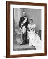 Denmark's Frederik VIII and Queen Louisa-null-Framed Photographic Print