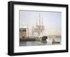 Denmark, Ships Departing from the Port of Copenaghen, 1832-Daniele Ranzoni-Framed Giclee Print