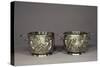 Denmark, Silver Cups from Hoby's Tomb-null-Stretched Canvas