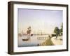 Denmark, the Port of Copenaghen by Christian Eckardt, 1861-null-Framed Giclee Print