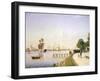 Denmark, the Port of Copenaghen by Christian Eckardt, 1861-null-Framed Giclee Print