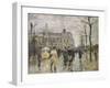 Denmark, the Vesterborgade in Copenaghen, 1889-null-Framed Giclee Print