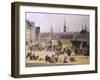 Denmark, Trade Life at the Port of Copenaghen, 1844, Detail-Salvator Rosa-Framed Giclee Print