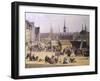 Denmark, Trade Life at the Port of Copenaghen, 1844, Detail-Salvator Rosa-Framed Giclee Print