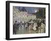 Denmark, Vesterbro Passage by Night in Copenaghen, 1910-Paul Garnier-Framed Giclee Print