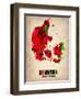 Denmark Watercolor Poster-NaxArt-Framed Art Print