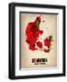 Denmark Watercolor Poster-NaxArt-Framed Art Print