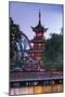 Denmark, Zealand, Copenhagen, Tivoli Gardens Amuseument Park, Chinese pavillion-Walter Bibikw-Mounted Photographic Print