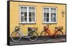 Denmark, Zealand, Soro, Traditional Danish Houses, Sogade Street-Walter Bibikow-Framed Stretched Canvas