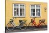 Denmark, Zealand, Soro, Traditional Danish Houses, Sogade Street-Walter Bibikow-Stretched Canvas