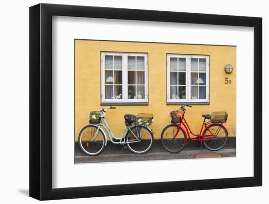 Denmark, Zealand, Soro, Traditional Danish Houses, Sogade Street-Walter Bibikow-Framed Photographic Print