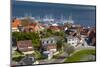 Denmark, Zealand, Vordingborg, Elevated Town View-Walter Bibikow-Mounted Photographic Print