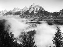 California, Yosemite NP. Yosemite Falls Reflects in the Merced River-Dennis Flaherty-Framed Photographic Print