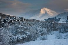 Winter Scene on Loch Shiel, Lochaber-Dennis Hardley-Stretched Canvas