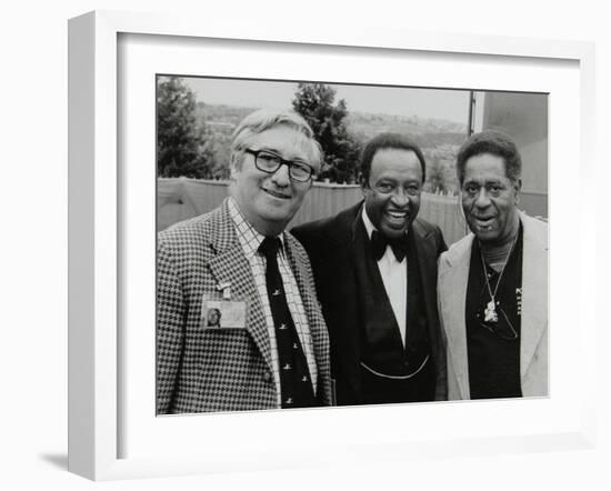 Dennis Matthews, Lionel Hampton and Dizzy Gillespie, Capital Radio Jazz Festival, London, 1979-Denis Williams-Framed Photographic Print