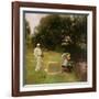 Dennis Miller Bunker Painting at Calcot, 1888-John Singer Sargent-Framed Giclee Print