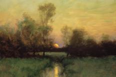 Summer Moonrise-Dennis Sheehan-Stretched Canvas