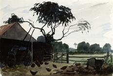 A Farmyard, C.1930-Dennis William Dring-Giclee Print