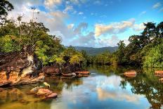 Tropical River Masoala-dennisvdw-Framed Stretched Canvas