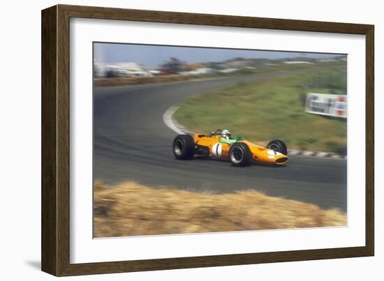 Denny Hulme, Dutch Grand Prix, Zandvoort, 1968-null-Framed Photographic Print