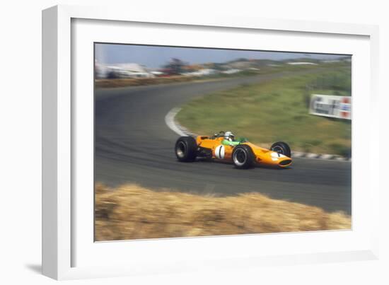 Denny Hulme, Dutch Grand Prix, Zandvoort, 1968-null-Framed Photographic Print