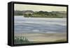 Denny Island, Chew Valley Lake-Anna Teasdale-Framed Stretched Canvas