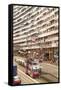 Densely crowded apartment buildings, Hong Kong Island, Hong Kong, China, Asia-Fraser Hall-Framed Stretched Canvas