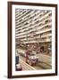 Densely crowded apartment buildings, Hong Kong Island, Hong Kong, China, Asia-Fraser Hall-Framed Photographic Print