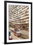 Densely crowded apartment buildings, Hong Kong Island, Hong Kong, China, Asia-Fraser Hall-Framed Photographic Print