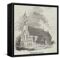 Denshanger Church-null-Framed Stretched Canvas