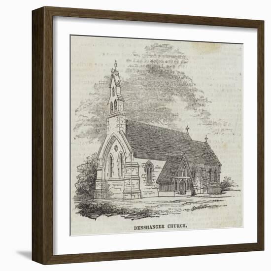 Denshanger Church-null-Framed Giclee Print