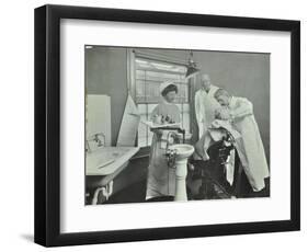 Dental Room, Woolwich School Treatment Centre, London, 1914-null-Framed Photographic Print