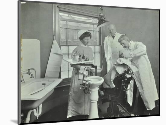 Dental Room, Woolwich School Treatment Centre, London, 1914-null-Mounted Photographic Print