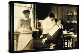 Dental Work-Lewis Wickes Hine-Stretched Canvas