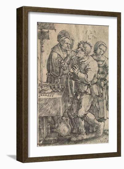 Dentist, 1523-Lucas van Leyden-Framed Giclee Print