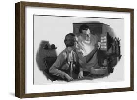 Dentist and Patient, 1934-null-Framed Giclee Print