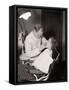 Dentist Examining Patients Teeth-Philip Gendreau-Framed Stretched Canvas
