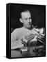 Dentist Making Dentures for Soldiers at the Ft. Meade and Walter Reed Dental Hospital-null-Framed Stretched Canvas