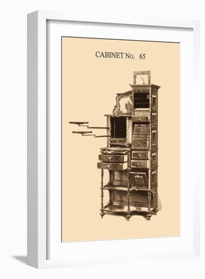 Dentist's Cabinet-null-Framed Art Print